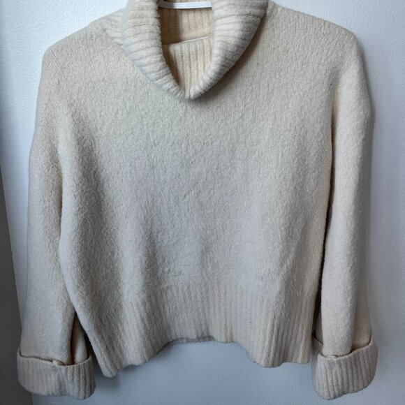 aimilian Sweaters - aimilian Soft Cream Thick Turtle Neck Sweater